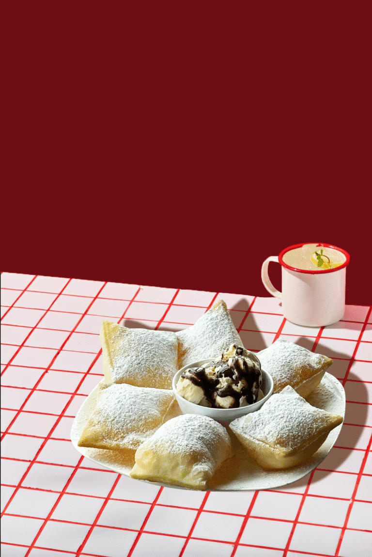 BEIGNETS WITH ICE CREAM