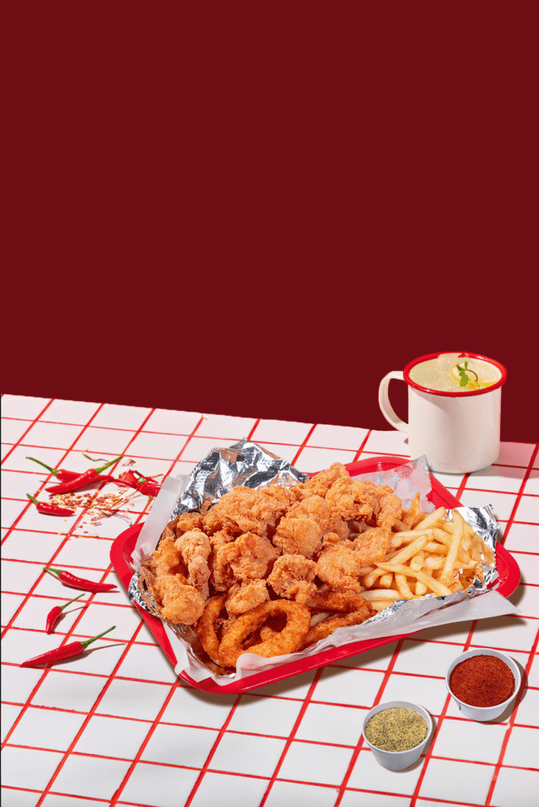 POPCORN SHRIMP PLATTER